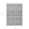 Homeroots 9' X 12' Gray Silver And Charcoal Striped Washable Indoor Outdoor Area Rug 577785 - alternate 2
