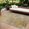 Homeroots 9' X 12' Beige Taupe And Ivory Abstract Washable Indoor Outdoor Area Rug 577641 - alternate 1