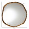 Baxton Studio Urania Wall Mirror - Irregular Shape Accent Mirror with Antique Goldleaf Frame 262-14360-ZORO - alternate 2