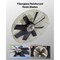 Iliving 20-Inch Corrosion Resistance Shutter Exhaust Fan, Single Speed ILG8SF20S-CR - alternate 2