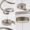 Jonathan Y Whirl 11" 1-Light Modern Minimalist Metal Helix Swirl Abstract Integrated LED Pendant, Silver JYL1704A - alternate 3