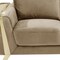 Homeroots 72in Beige And Gold Velvet Loveseat 518572 - alternate 2