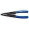 Klein Tools Long Nose Multi Tool Wire Stripper, Wire Cutters, Crimping Tool, 10-22 AWG, 8-1/4 in, Blue 1010 - alternate 1