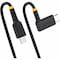 Startech.Com 1FT 30CM USB C CHARGING CABLE RIGHT ANGLE - 60W PD 3A - HEAVY DUTY FAST CHARGE USB-C CABLE - R2CCR-30C-USB-CABLE - alternate 2