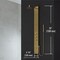 Vigo 59 in. H x 6 in. W 4-Jet Shower Panel System with Round Head and Hand Shower Wand in Brushed Gold VG08013MG - alternate 2