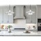 Z-Lite Ludo Brushed Nickel 1 Light Pendant 829P12-BN-LED - alternate 3