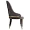 Leisuremod Elara Collection Wooden Dining Chair in Two-Tone Taupe EC59TP - alternate 3