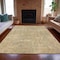 Homeroots 9' X 12' Sage And Beige Abstract Washable Indoor Outdoor Area Rug 630541 - alternate 3