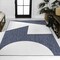 Jonathan Y Lucian Modern Geometric Abstract Two-Tone Navy/Cream 4 ft. x 6 ft. Indoor/Outdoor Area Rug TSN302B-4 - alternate 3