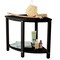 Lavish Home Corner Shower Bench Water Resistant Shower Stool for Inside Shower, Bathroom, or Sauna Foot Rest ST-BATH8-BLK - alternate 2