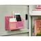 Lockermate By Bostitch Magnetic Pencil Holder, Locker Organizer with 3 Mesh Storage Compartments, Pink 5045-PNK - alternate 2