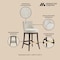 Manhattan Comfort Lucia Barstool in Natural BS025-NA - alternate 5