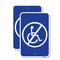 Signmission No Handicap Symbol, 18'' X 24'' 2 Signs, Heavy Gauge Aluminum, 2PK A-1824-2PACK-23846 - alternate 1