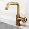 Vigo Cass Single Handle Single-Hole Bathroom Faucet in Matte Brushed Gold VG01047MG - alternate 3