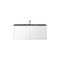 James Martin Vanities 47.3'' Single Vanity, Glossy White w/ Charcoal Black Composite Stone Top 805-V47.3-GW-CH - alternate 1