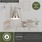 Vaxcel Alexis 6 in W Satin Nickel and Matte White Adjustable Swing Arm Wall Lamp with Metal Shade W0399 - alternate 2