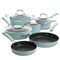 Kenmore Elite Andover 10 Piece Nonstick Aluminum Cookware Set in Glacier Blue 126369.1 - alternate 1