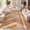 Jonathan Y Retro Rainbow Contemporary Stripe Red/Gold/Cream 4 ft. x 6 ft. Area Rug DZC102C-4 - alternate 2