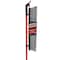 Libman Rough Surface Push Broom, 25-1/2 in Sweep Face, 4 in L Trim, Recycled PET Bristle, 64 in L 879 - alternate 2
