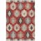 Homeroots 5' X 8' Red Ivory And Salmon Southwestern Washable Indoor Outdoor Area Rug 615165 - alternate 2
