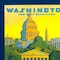 Homeroots Washington Dc Vintage Travel Unframed Print Wall Art 394357 - alternate 2