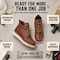 Handpoint Mens 6 in Soft Toe Work Boots-Lightweight Water Resistant Leather Boots, Slip Resistant, 7 VCK3036D-7 - alternate 4