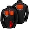 Actionheat 5V Battery Heated Softshell Jacket, Men's, Black, M 675595807657 - alternate 2