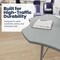 Flash Furniture Commercial Adjustable Height Flower Activity Table with Locking Casters-Gray XU-A60-FLR-GRY-T-A-CAS-GG - alternate 2