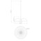 Z-Lite Valencia Matte Black 1 Light Pendant 623P35-MB - alternate 3