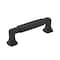 Amerock Stature 3-3/4 in 96 mm Center-to-Center Matte Black Cabinet Pull BP36887FB - alternate 1