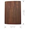 Blanco Wood Cutting Board, Performa Medium 1-3/4 227346 - alternate 2