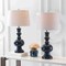 Jonathan Y Genie 28.5" Glass LED Table Lamp, Navy, 2PK JYL1061E-SET2 - alternate 4