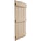 Ekena Millwork Rustic Four Board Joined Board-n-Batten Sandblasted Faux Wood Shutters, 22W x 84H, PR SHUBJS22X84SDPR - alternate 5