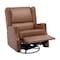 Flash Furniture Omma Swivel Glider Rocker Recliner Chair, Manual 360 Degree Swivel Wingback Recliner CY-RAC-537-CGNPU-GG - alternate 4