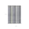 Homeroots 9' X 12' Pewter Gray And Mint Green Plaid Washable Indoor Outdoor Area Rug 613997 - alternate 2