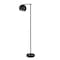Jonathan Y Eva 58.5" Modern Contemporary LED Floor Lamp with Metal Globe Shade, Black JYL3088B - alternate 3