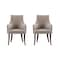 Manhattan Comfort Connie Dining Armchair in Taupe - Set of 2 2-DC095AR-TP - alternate 5