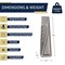 Kings County Tools Wood Splitting Wedge German Hand-Forged Wood Splitter Tool Rust-Resistant Aluminum Manual Splitter GW54A03-14 - alternate 2