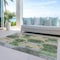 Homeroots 5' X 8' Green Gold And Silver Geometric Washable Indoor Outdoor Area Rug 618746 - alternate 3