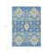 Homeroots 8' X 10' Blue Green And Orange Oriental Washable Indoor Outdoor Area Rug 597677 - alternate 3
