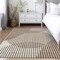 Homeroots 5' X 8' Brown And Beige Geometric Washable Indoor Outdoor Area Rug 597608 - alternate 3
