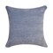 Homeroots 20" X 20" Blue Chenille Zippered Pillow 535257 - alternate 1