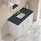 James Martin Vanities Bellshire 48" Single Vanity, Bright White w/ 3 CM Charcoal Soapstone Silestone Top 660-V48-BW-3CSP - alternate 3