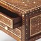 Homeroots 22in Brown And White Solid Wood Frame Standard Accent Chest With Two Drawers 389737 - alternate 2