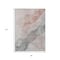 Homeroots 8' X 10' Salmon And Gray Abstract Washable Indoor Outdoor Area Rug 631854 - alternate 2
