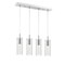 Jonathan Y Mium 29.5" 4-Light Modern Style Iron/Crystal/Glass Integrated LED Linear Pendant, Chrome JYL1706A - alternate 3