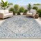 Jonathan Y Rozetta Boho Medallion Textured Weave Gray/Navy 4 ft. x 6 ft. Indoor/Outdoor Area Rug SMB102B-4 - alternate 1