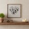 Homeroots 16" X 16" Black And White Heart Music Wood Square Framed Art 636040 - alternate 2