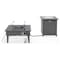 Leisuremod Walbrooke Patio Square Fire Pit and Tank Holder, Grey WGR-27-20-GL - alternate 1