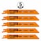 Cmt RECIPROCATING SAW BLADES for /METAL (BIM) 6inx 10-14TPI (5-PCS.) JS925VF-5 - alternate 3